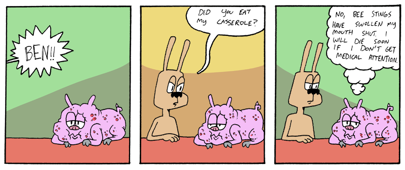 i went 7 comics before doing a garfield parody