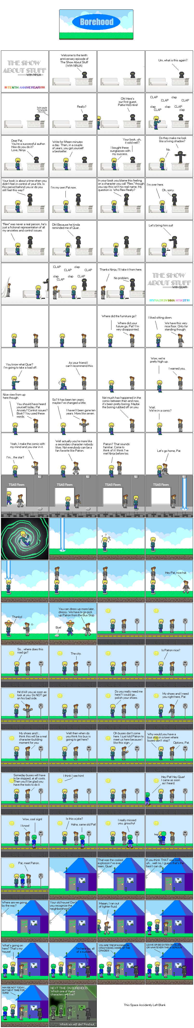 Borehood Fancomic #1: The TSAS Show